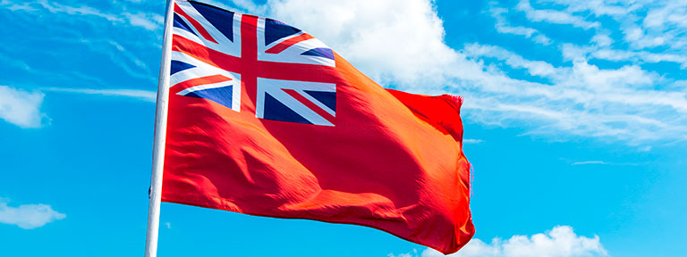 The Red Ensign flag